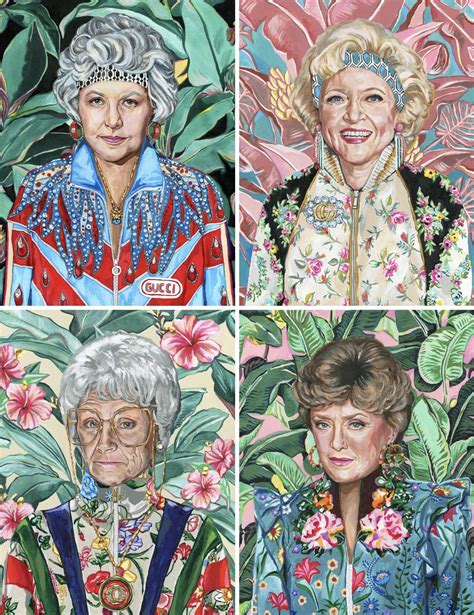 golden girls art gucci|gucci golden girls wall art.